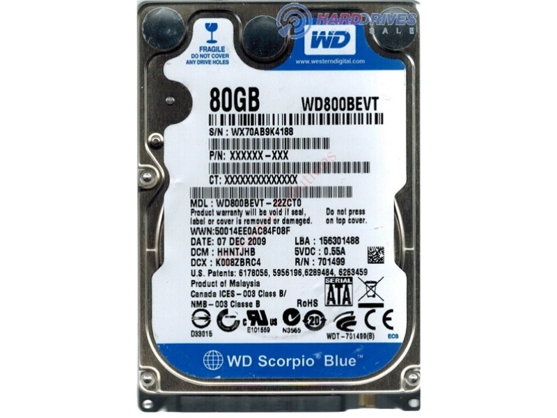 WD800BEVT-22ZCT0